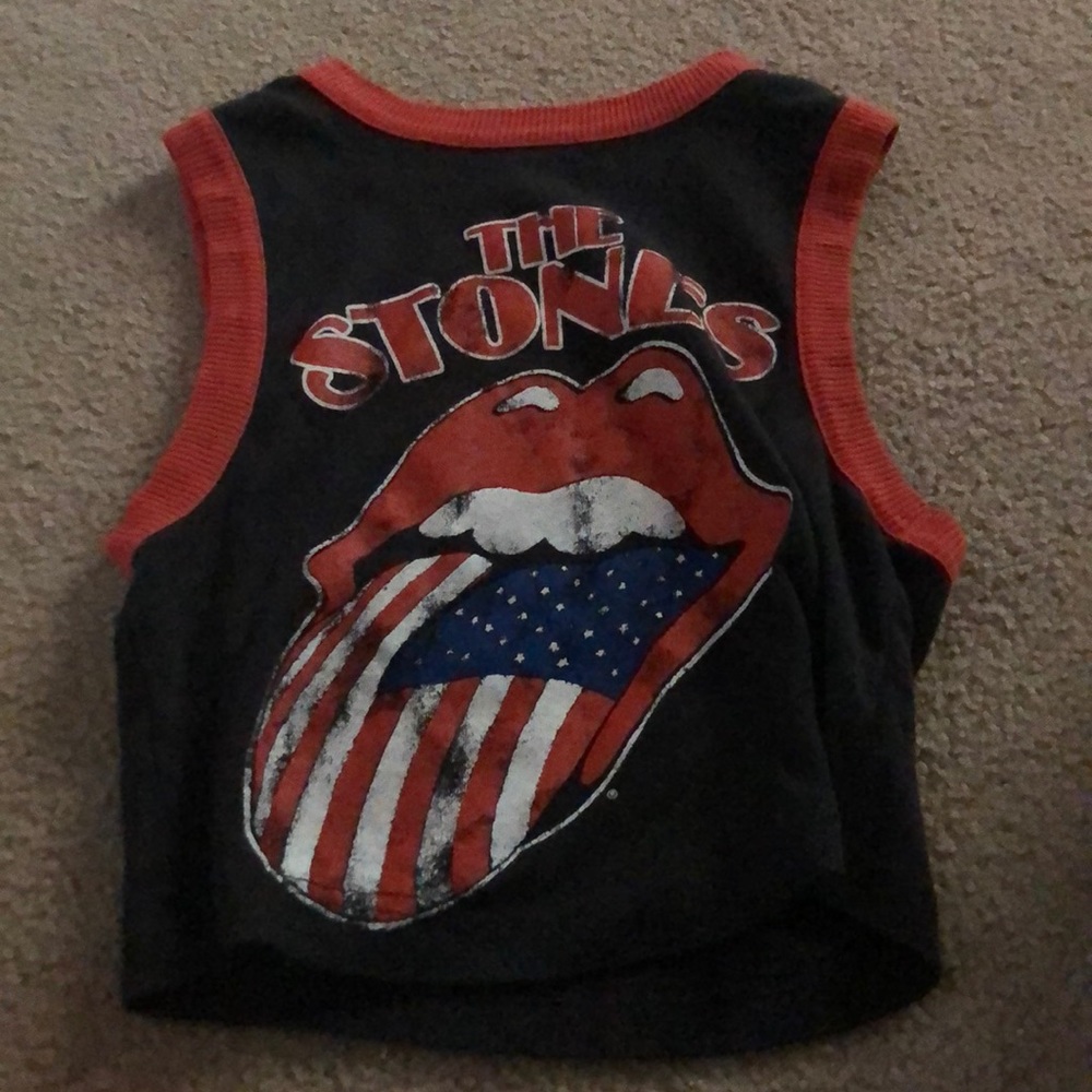 Rolling Stones crop top